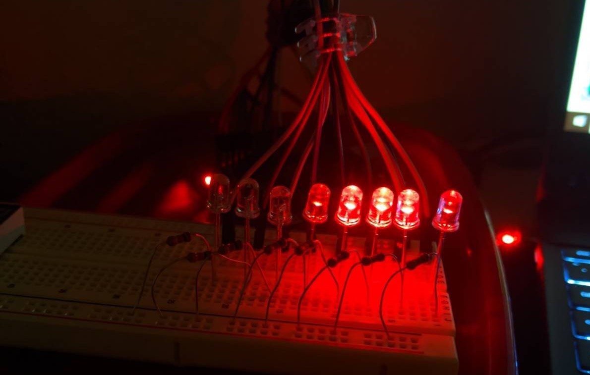 Larson scanner written in ARM assembly.