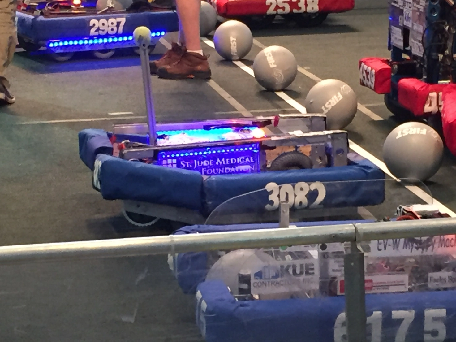 Team 3082's robot for the 2016 competition.